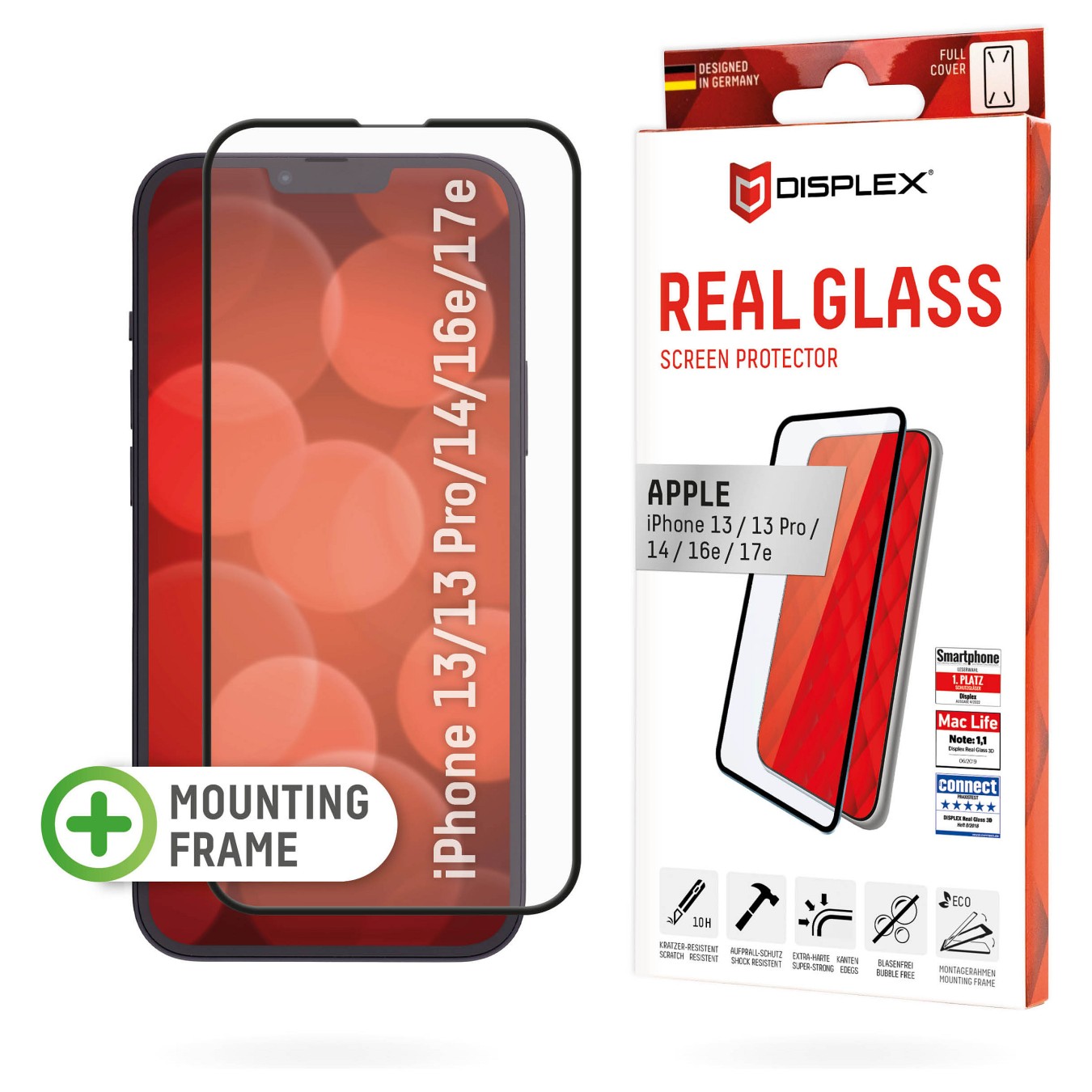Buy DISPLEX Full Cover Panzerglas (10H) für Apple iPhone 13 13 Pro 14 16e in Cyprus, Nicosia, Limassol, Larnaka, Pafos