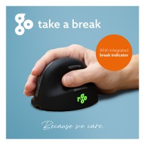 Buy R-GO HE Maus - ergonomische Maus, Größe L, für Rechtshänder, vertikale Maus, 4 Tasten, kabellos in Cyprus, Nicosia, Limassol