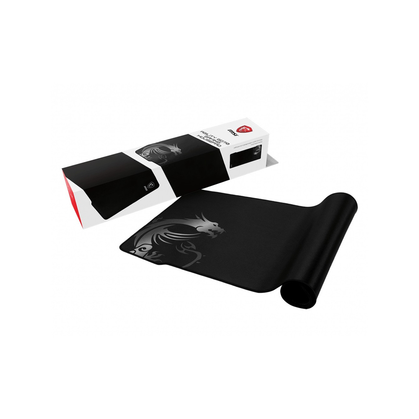 MSI AGILITY GD70 Gaming Mousepad - Black, 900 x 400 mm, 3 mm Thick, Stitched Edges — Buy in Cyprus with Fast Delivery