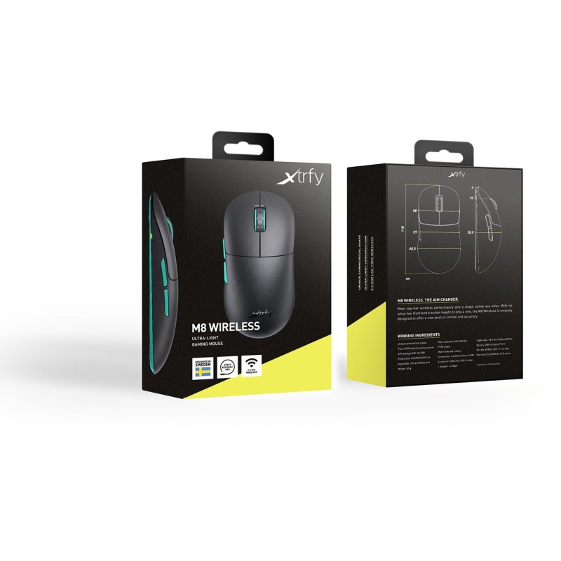 Buy Cherry Xtrfy Wireless Gaming Mouse - M8 - Ambidextrous, 26,000 DPI, RF 2.4GH... in Cyprus, Nicosia, Limassol, Larnaka, Pafos