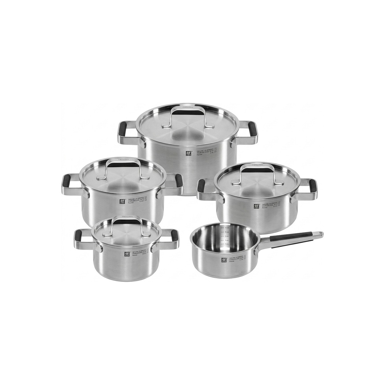 Buy Pure Kochgeschirrset 5-tlg. 18 10 Edelstahl silber in Cyprus, Nicosia, Limassol, Larnaka, Pafos