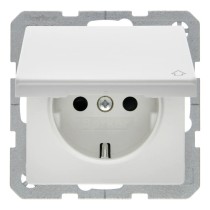 Buy Berker 47516089 SCHUKO-Steckdose m Klappdeckel polarweiss samt in Cyprus, Nicosia, Limassol, Larnaka, Pafos