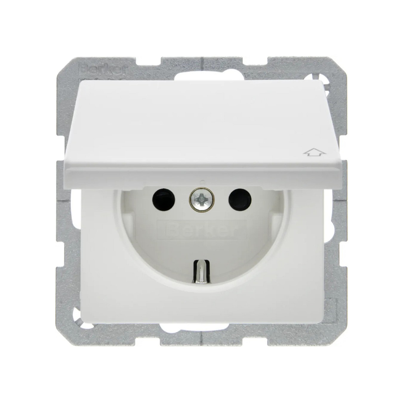 Buy Berker 47516089 SCHUKO-Steckdose m Klappdeckel polarweiss samt in Cyprus, Nicosia, Limassol, Larnaka, Pafos