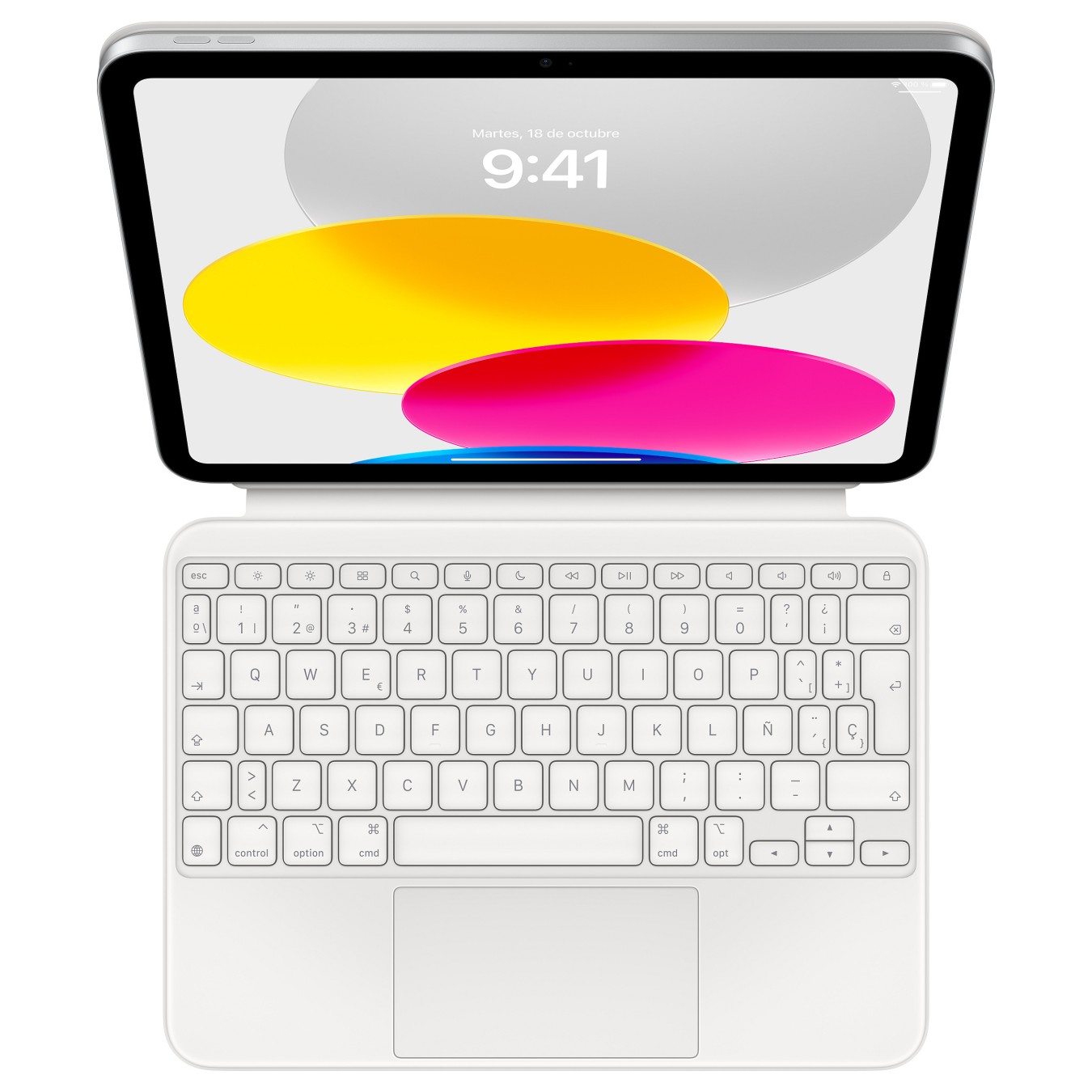 Buy APPLE Magic Keyboard Folio for iPad 10th generation Spanish in Cyprus, Nicosia, Limassol, Larnaka, Pafos
