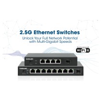 Buy INTELLINET 8-Port 2,5G Switch 8xRJ45 1xSFP+ in Cyprus, Nicosia, Limassol, Larnaka, Pafos