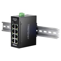 Buy TRENDnet TI-ELC80 8-Port Ethernet Mini Switch Industrial DIN-Rail in Cyprus, Nicosia, Limassol, Larnaka, Pafos