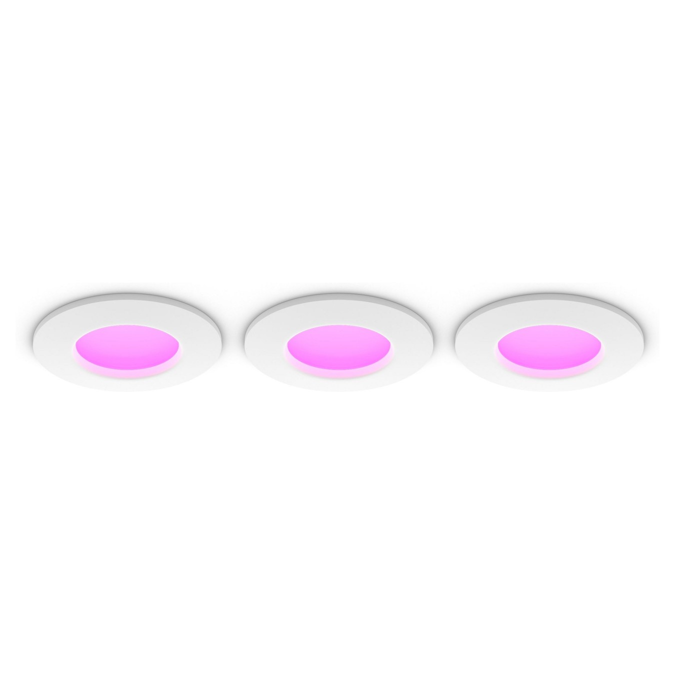 Buy Philips Hue White & Color Ambiance Slim Recessed 90mm 3er Weiß in Cyprus, Nicosia, Limassol, Larnaka, Pafos