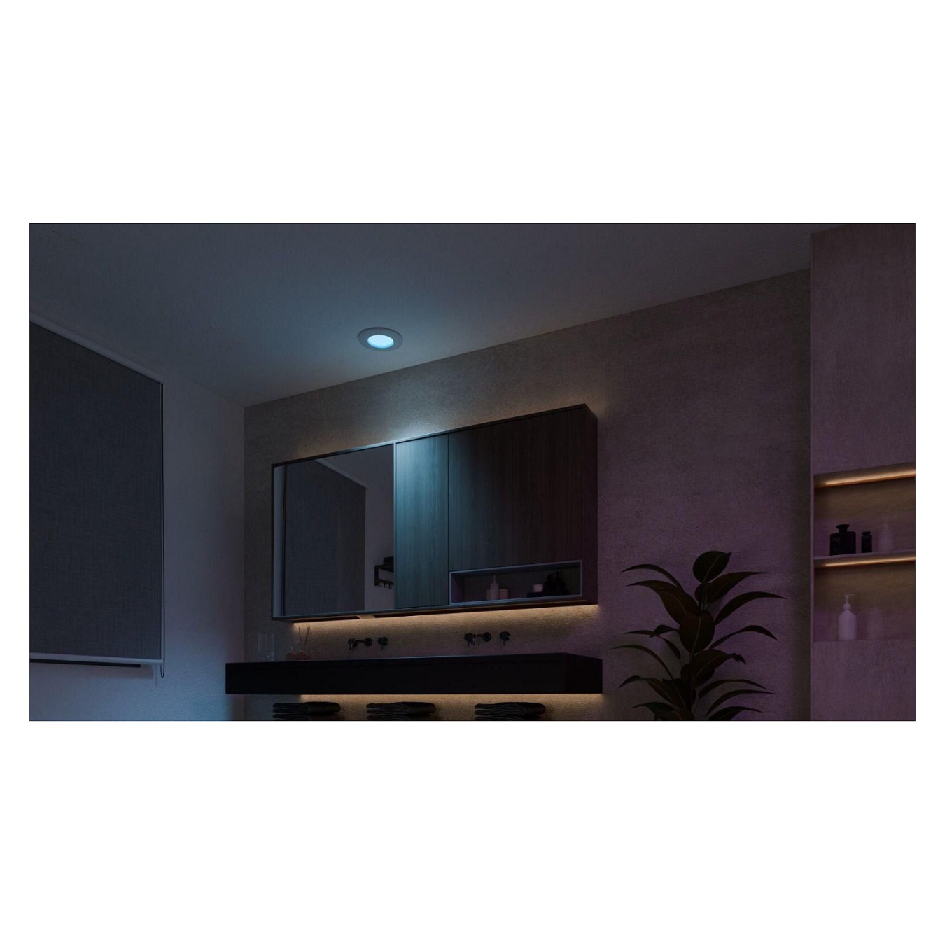 Buy Philips Hue White & Color Ambiance Slim Recessed 90mm 3er Weiß in Cyprus, Nicosia, Limassol, Larnaka, Pafos