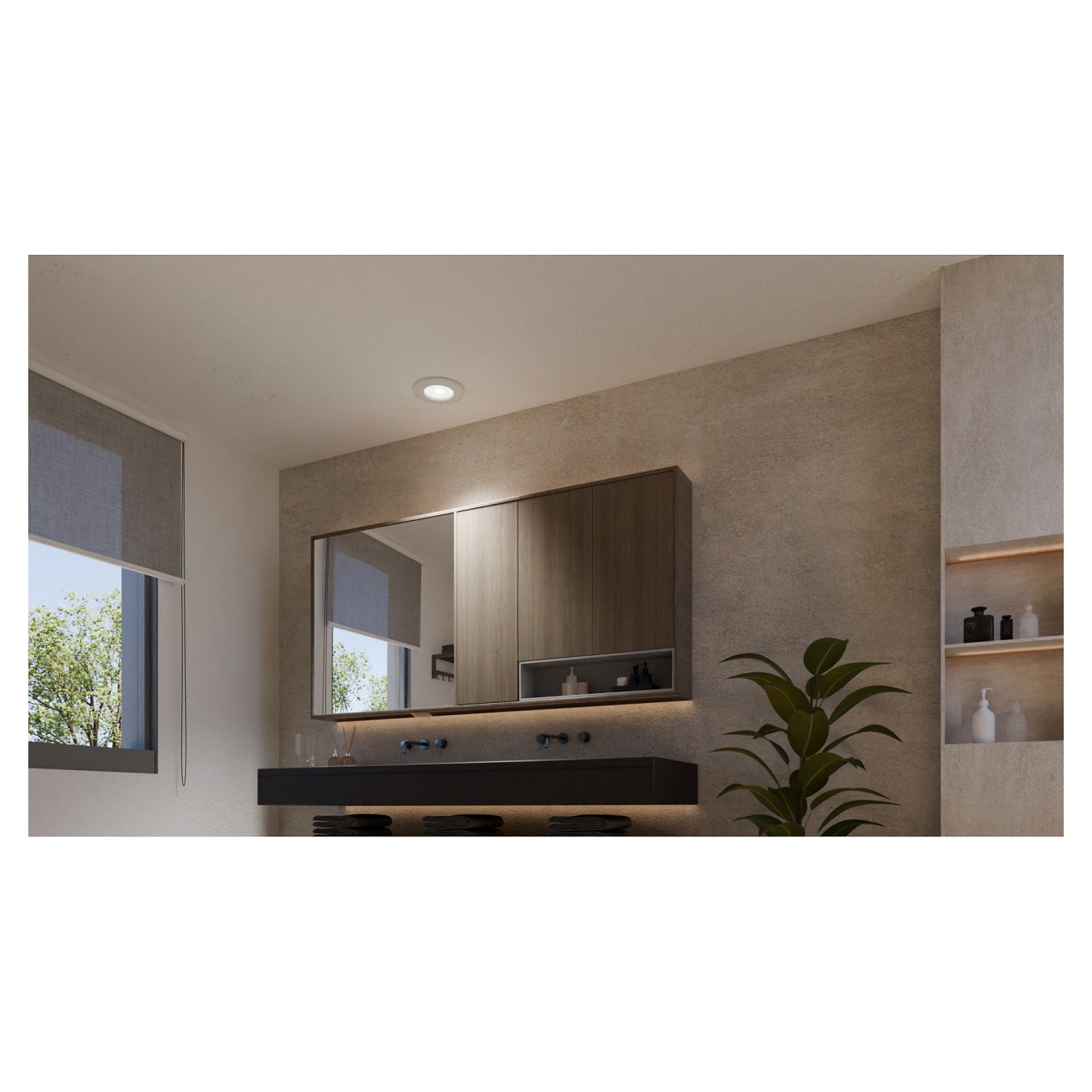 Buy Philips Hue White & Color Ambiance Slim Recessed 90mm 3er Weiß in Cyprus, Nicosia, Limassol, Larnaka, Pafos