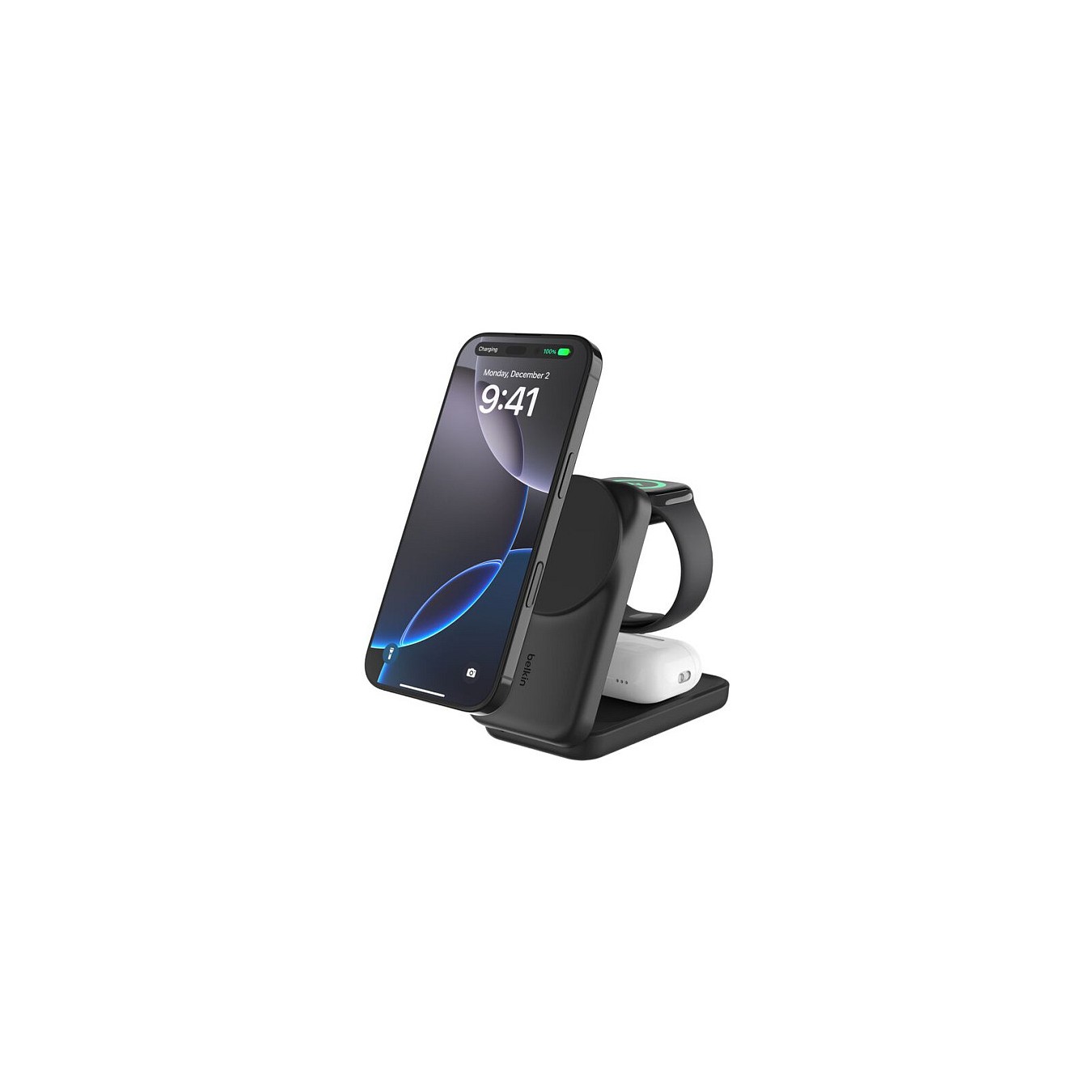 Buy Belkin UltraCharge 25W Qi2 magn. 3-in-1 Lad.klappb.sw. WIZ036kqBK in Cyprus, Nicosia, Limassol, Larnaka, Pafos