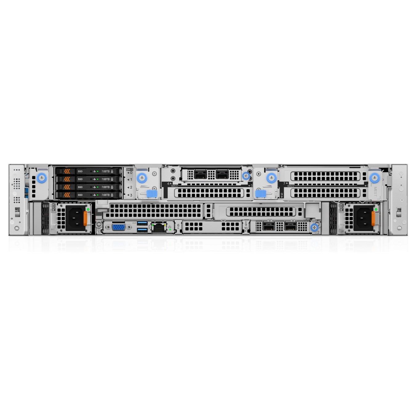 Buy Server DELL PowerEdge R570 Smart Selection Intel Xeon 6517P 32GB 2x960GB SSD SATA 2x1100W H965i 3Yr Basic NBD in Cyprus, Nic