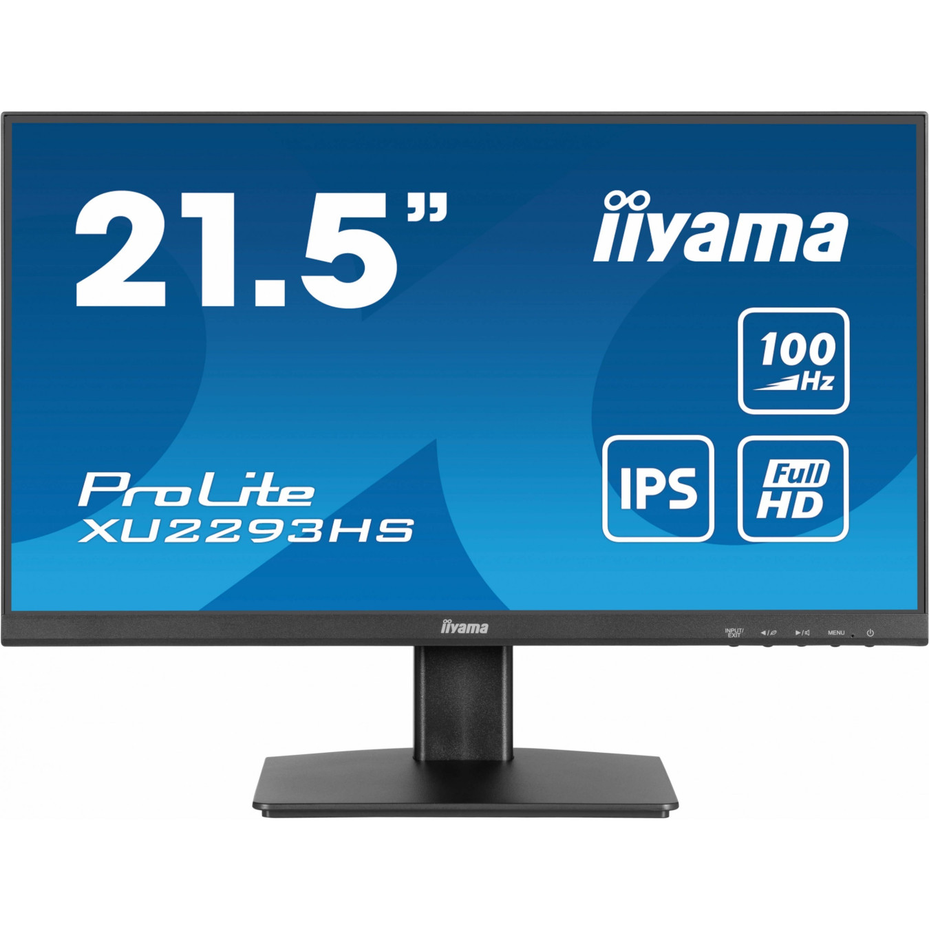 iiyama ProLite XU2293HS-B6 - 21.5in Full HD IPS Monitor, 100Hz, 1ms, HDMI1.4 & DP1.2, Black — Buy in Cyprus with Fast Delivery