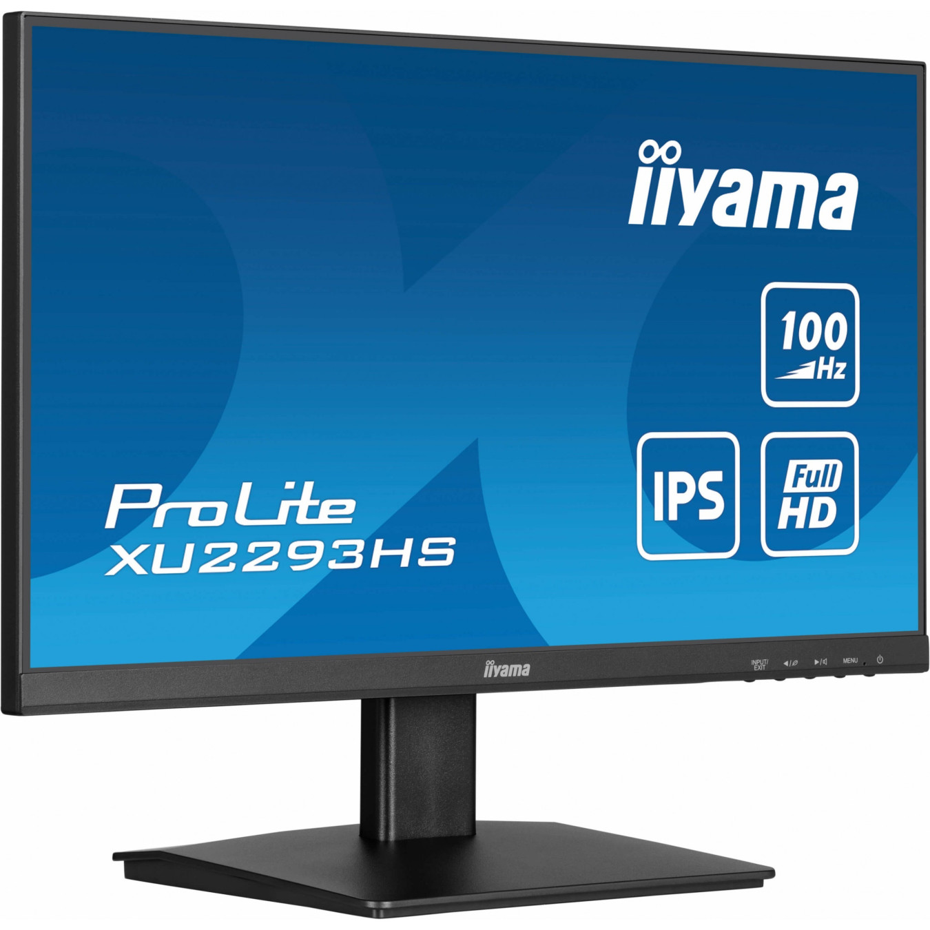iiyama ProLite XU2293HS-B6 - 21.5in Full HD IPS Monitor, 100Hz, 1ms, HDMI1.4 & DP1.2, Black — Buy in Cyprus with Fast Delivery