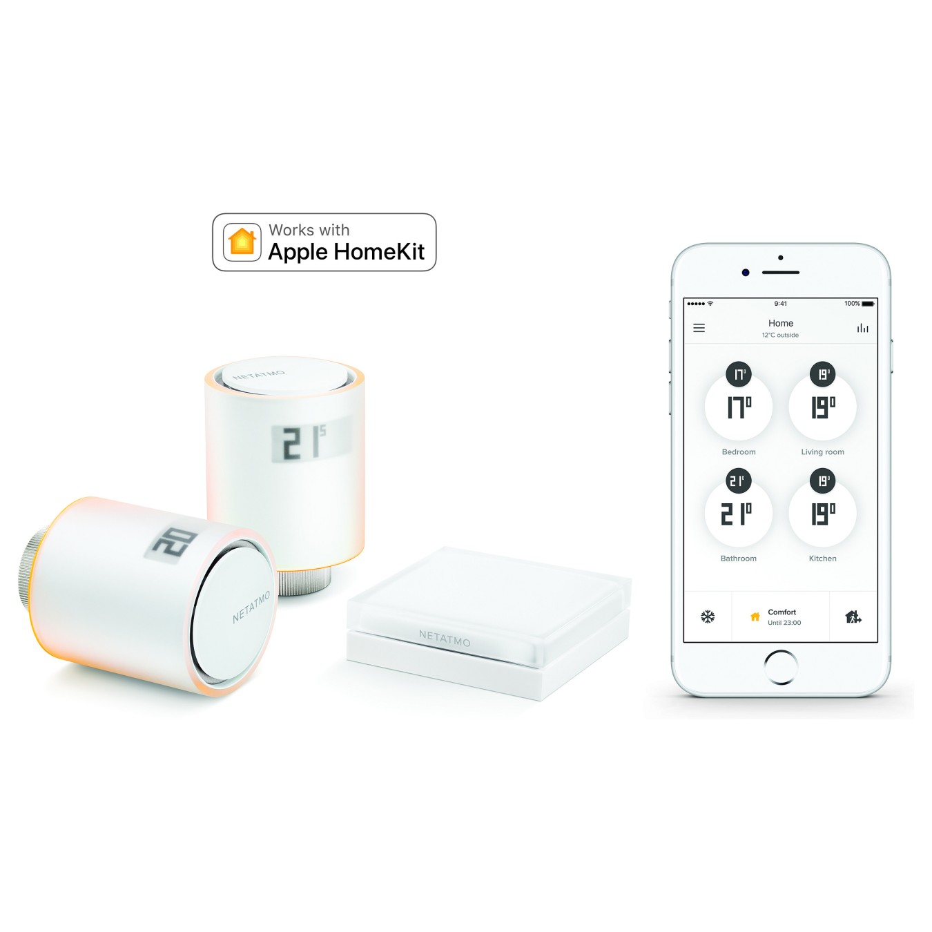 Buy Netatmo Zusätzliches Smartes Heizkörperthermostat (DE) in Cyprus, Nicosia, Limassol, Larnaka, Pafos