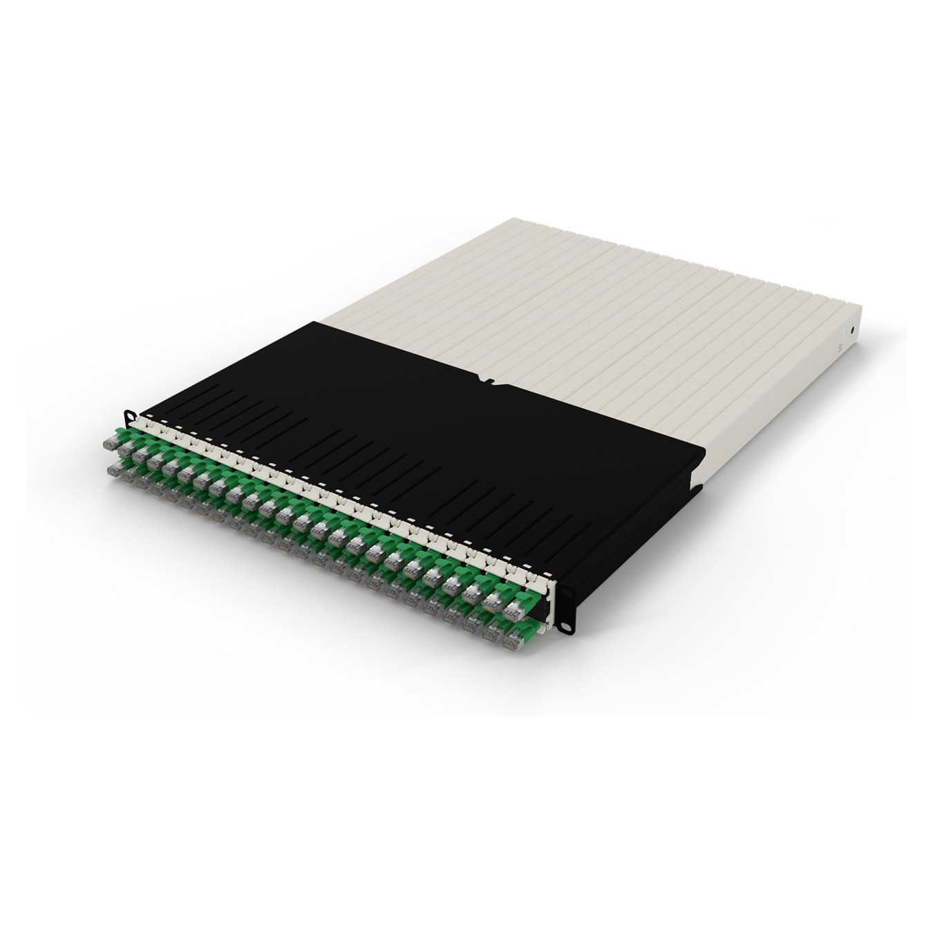 Buy Patchbox patchbox.one Kabeleinzugssystem 30RU STP (1,8 m) mit 24 Kassetten, Patchkabel Cat. 6a, U FTP, PoE, Kabel grün in Cy