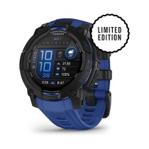 Buy Garmin Instinct® AMOLED black mit Silikon-Wechselarmband 22 mm bolt blue in Cyprus, Nicosia, Limassol, Larnaka, Pafos