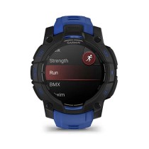 Buy Garmin Instinct® AMOLED black mit Silikon-Wechselarmband 22 mm bolt blue in Cyprus, Nicosia, Limassol, Larnaka, Pafos