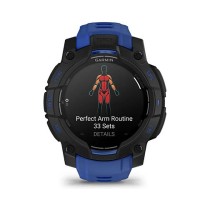 Buy Garmin Instinct® AMOLED black mit Silikon-Wechselarmband 22 mm bolt blue in Cyprus, Nicosia, Limassol, Larnaka, Pafos