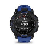 Buy Garmin Instinct® AMOLED black mit Silikon-Wechselarmband 22 mm bolt blue in Cyprus, Nicosia, Limassol, Larnaka, Pafos