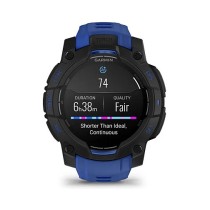 Buy Garmin Instinct® AMOLED black mit Silikon-Wechselarmband 22 mm bolt blue in Cyprus, Nicosia, Limassol, Larnaka, Pafos