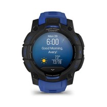 Buy Garmin Instinct® AMOLED black mit Silikon-Wechselarmband 22 mm bolt blue in Cyprus, Nicosia, Limassol, Larnaka, Pafos