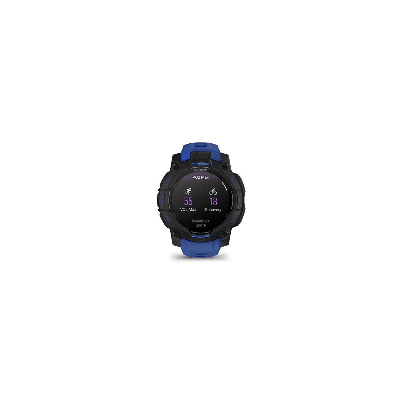 Buy Garmin Instinct® AMOLED black mit Silikon-Wechselarmband 22 mm bolt blue in Cyprus, Nicosia, Limassol, Larnaka, Pafos
