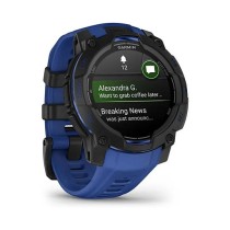 Buy Garmin Instinct® AMOLED black mit Silikon-Wechselarmband 22 mm bolt blue in Cyprus, Nicosia, Limassol, Larnaka, Pafos