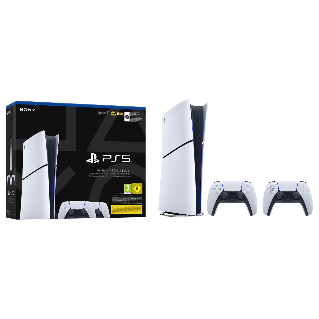 Buy Sony Playstation 5 Slim Digital 825GB + 2 Controller in Cyprus, Nicosia, Limassol, Larnaka, Pafos