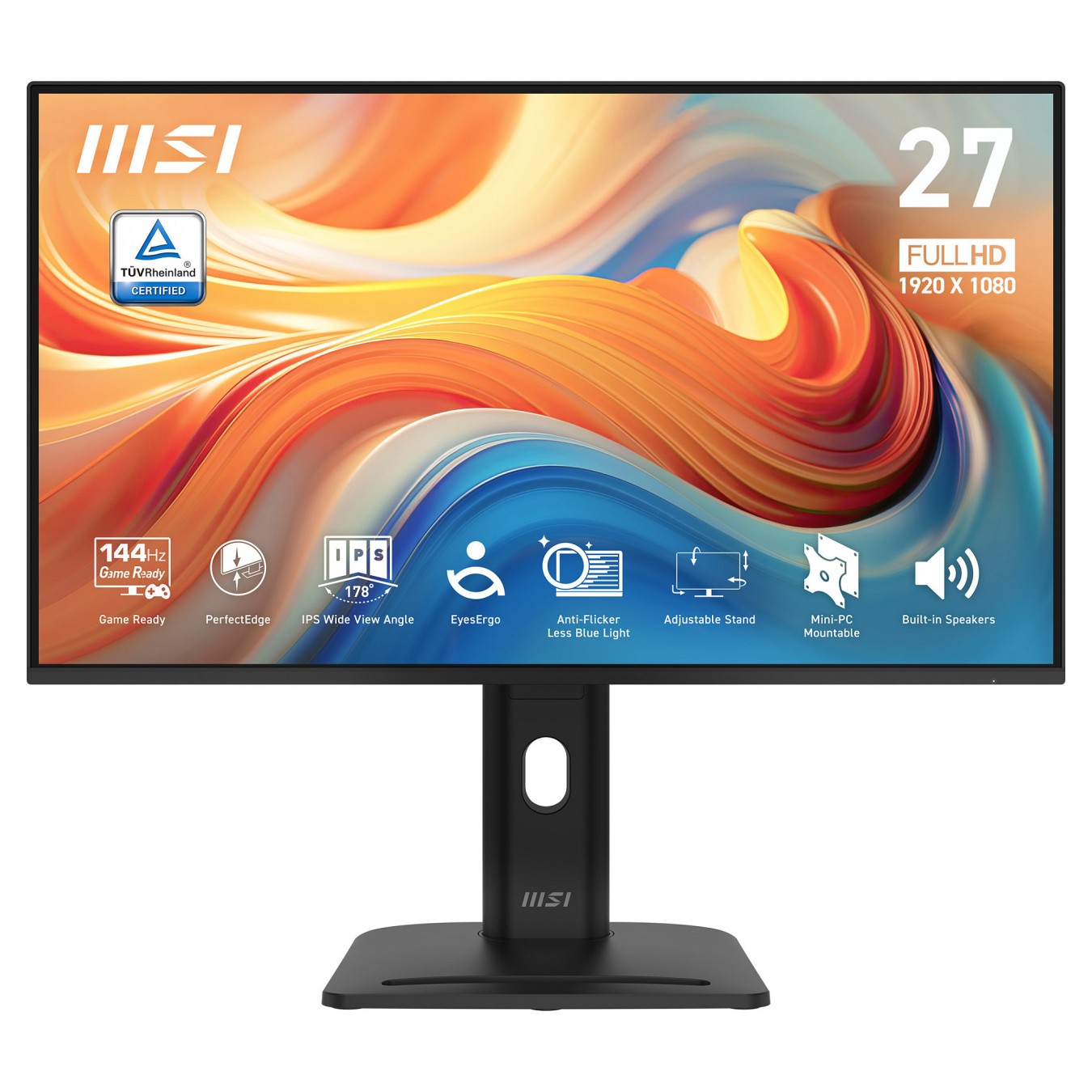 Buy MSI PRO MP275PG E14 Office Monitor - IPS Panel, 144Hz Höhenverstellbar (130mm) in Cyprus, Nicosia, Limassol, Larnaka, Pafos