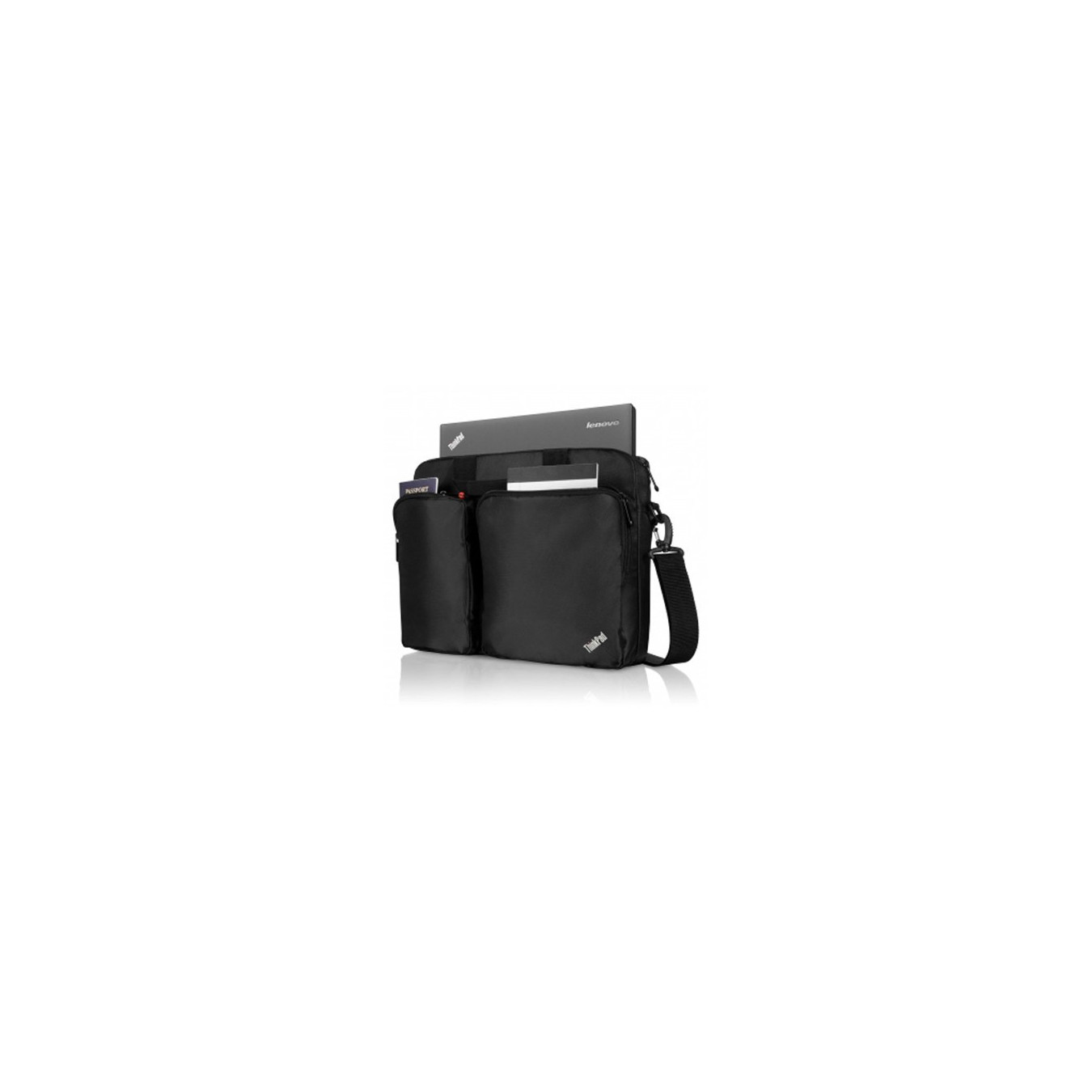 Lenovo 14.1-inch 3-in-1 Laptop Briefcase - 4X40H57287 - Black PVC/Polyester, Shoulder Strap, Fits ThinkPad