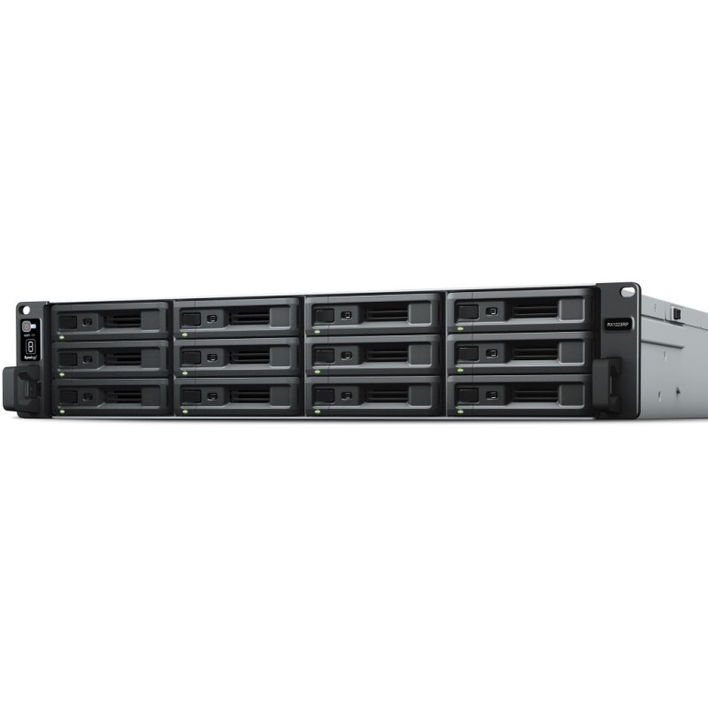 Buy Synology RX1223RP NAS Expansion Unit - 12-Bay 2U SATA Enclosure, Hot-Swap, B... in Cyprus, Nicosia, Limassol, Larnaka, Pafos