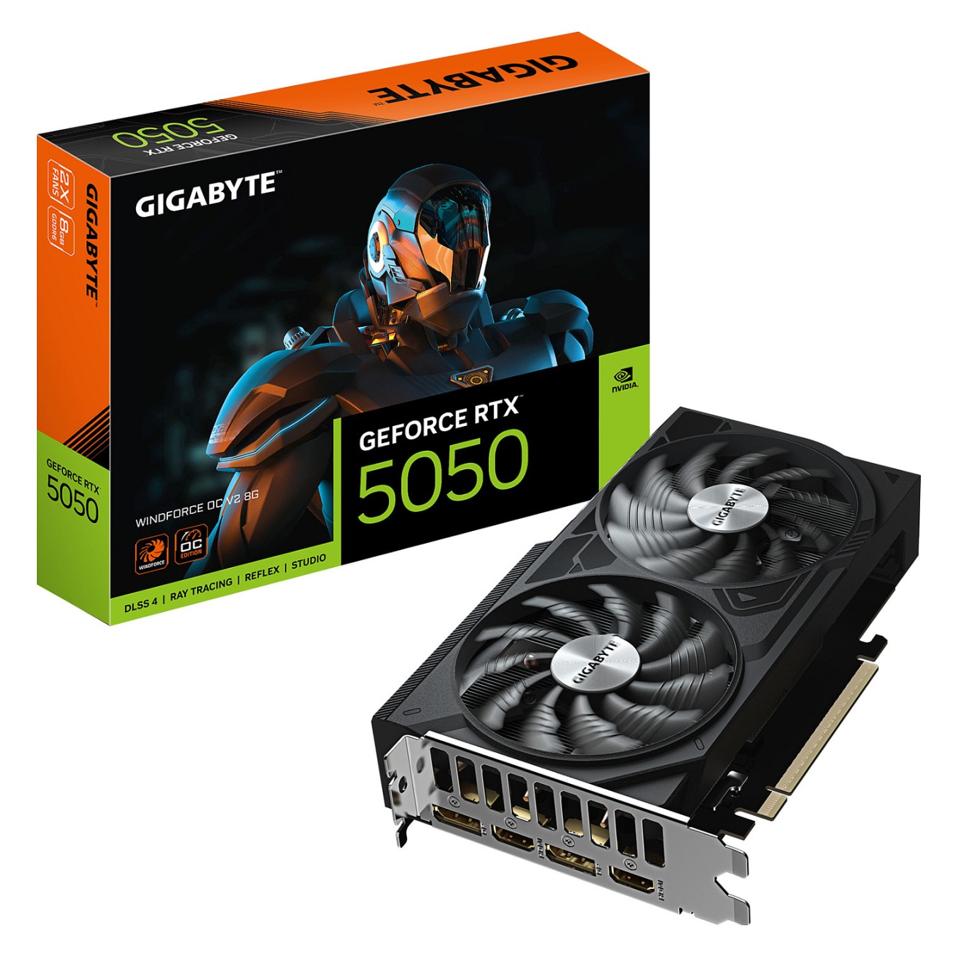 Buy RTX 5050 8GB Gigabyte WINDFORCE OC V2 GDDR6 in Cyprus, Nicosia, Limassol, Larnaka, Pafos