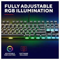 Buy TRUST GXT871 ZORA MECH. TASTATUR DE in Cyprus, Nicosia, Limassol, Larnaka, Pafos