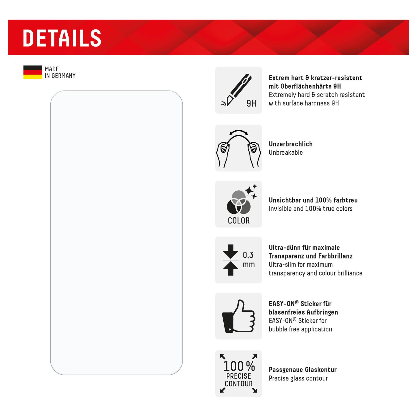 Buy DISPLEX Smart Glasschutzfolie für Samsung Galaxy A56 A36 Kratzer-resistent, ultra-dünn, Schmutzabweisend in Cyprus, Nicosia,