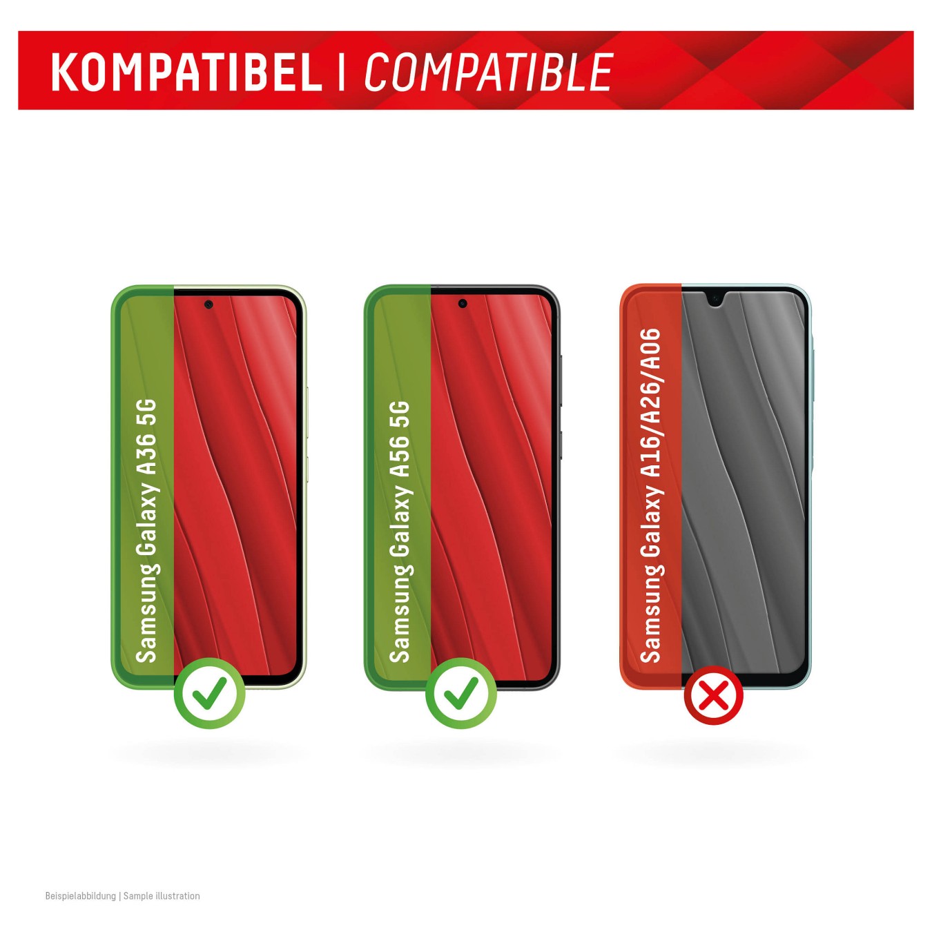 Buy DISPLEX Smart Glasschutzfolie für Samsung Galaxy A56 A36 Kratzer-resistent, ultra-dünn, Schmutzabweisend in Cyprus, Nicosia,