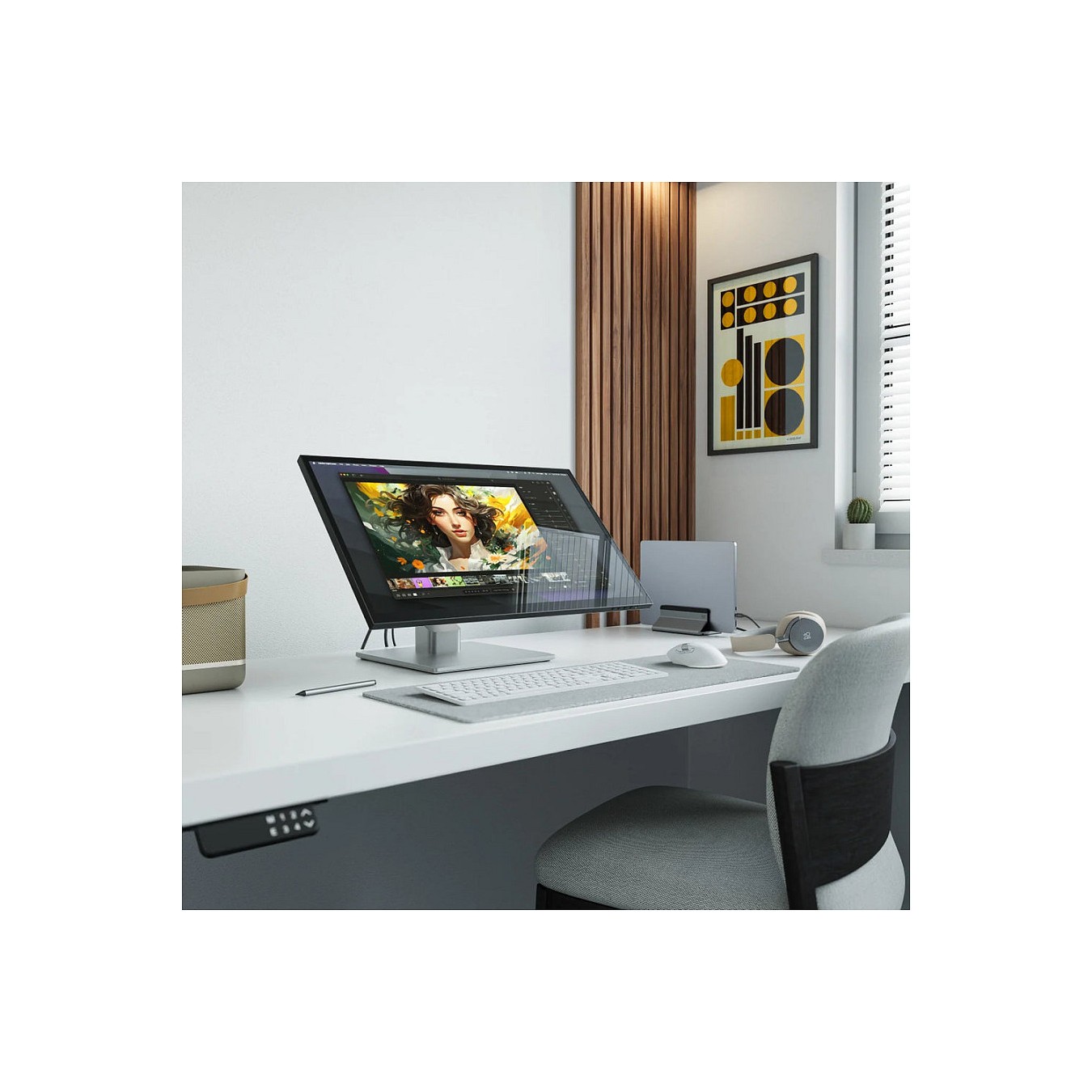 Buy Alogic TFT 27' Clarity Touch 4K, Webcam, 65W PD, Fold-Stand in Cyprus, Nicosia, Limassol, Larnaka, Pafos