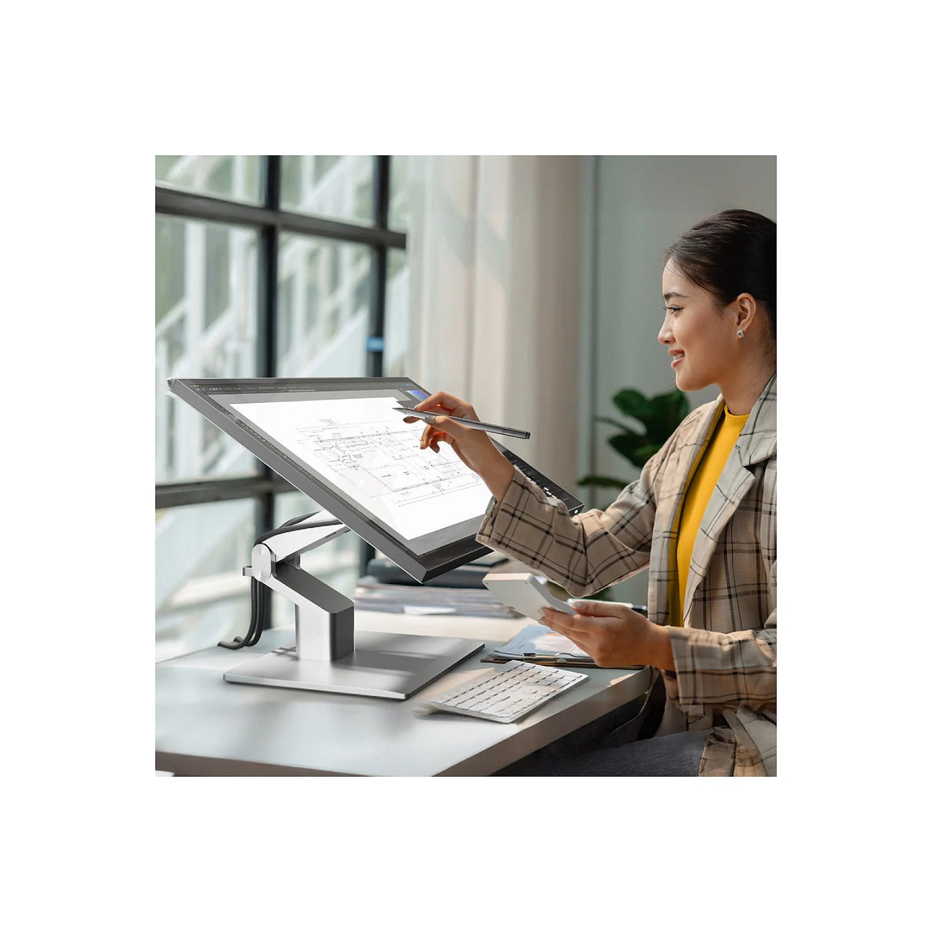 Buy Alogic TFT 27' Clarity Touch 4K, Webcam, 65W PD, Fold-Stand in Cyprus, Nicosia, Limassol, Larnaka, Pafos