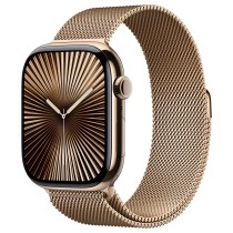 Buy APPLE Watch Series 10 GPS + Cellular 46mm Gold Titanium Case with Gold Milanese Loop - M L in Cyprus, Nicosia, Limassol, Lar