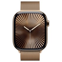 Buy APPLE Watch Series 10 GPS + Cellular 46mm Gold Titanium Case with Gold Milanese Loop - M L in Cyprus, Nicosia, Limassol, Lar