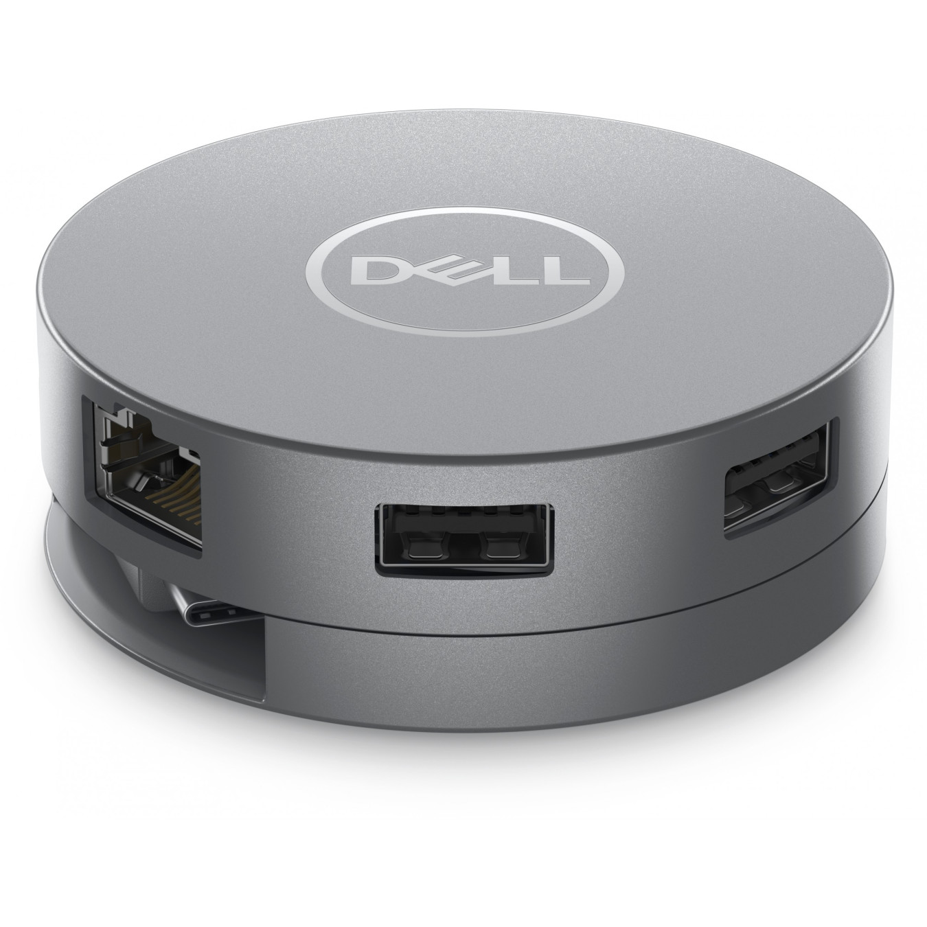 Dell DA305 USB-C 6-in-1 Multiport Adapter - HDMI, DisplayPort, VGA, 2x USB-A, USB-C, Gigabit Ethernet, 90W - Silver