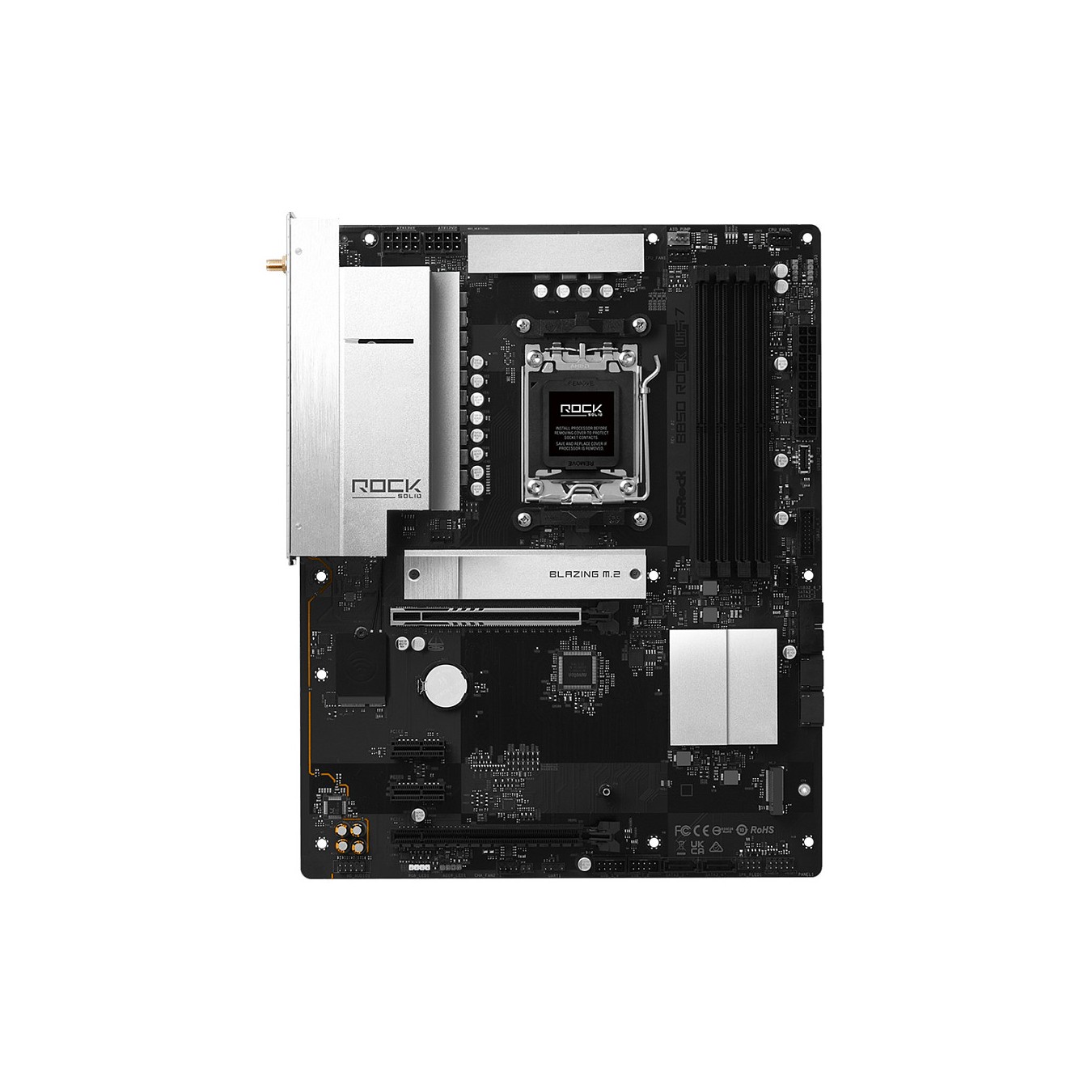 Buy ASRock B850 Rock WiFi7 AM5 ATX HDMI USB-C in Cyprus, Nicosia, Limassol, Larnaka, Pafos