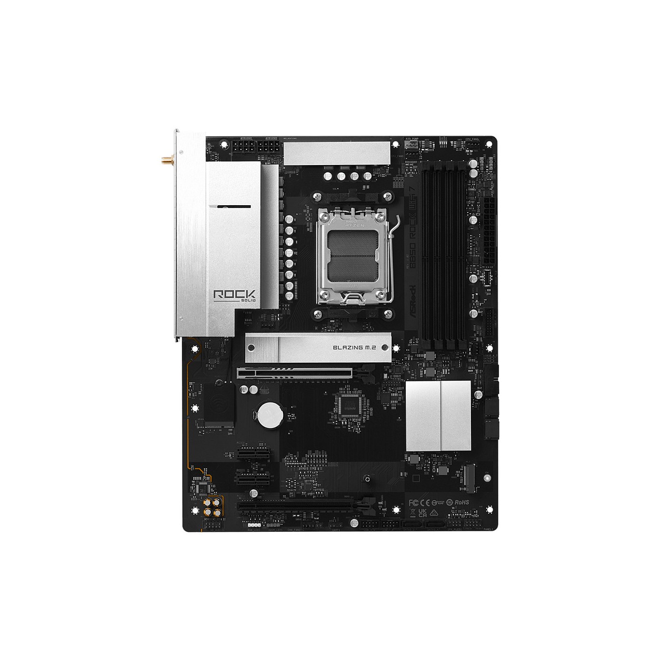 Buy ASRock B850 Rock WiFi7 AM5 ATX HDMI USB-C in Cyprus, Nicosia, Limassol, Larnaka, Pafos