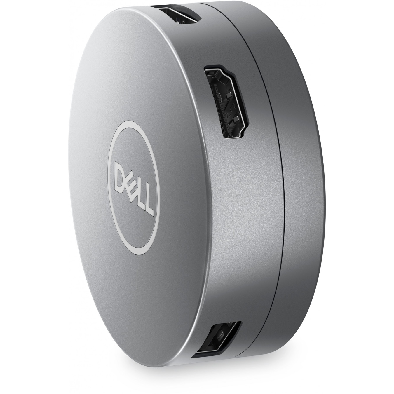 Dell DA305 USB-C 6-in-1 Multiport Adapter - HDMI, DisplayPort, VGA, 2x USB-A, USB-C, Gigabit Ethernet, 90W - Silver