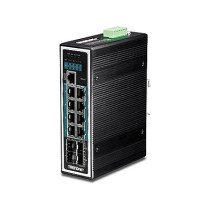 Buy TRENDnet TI-PG1284i 12 Port Rail Switch in Cyprus, Nicosia, Limassol, Larnaka, Pafos
