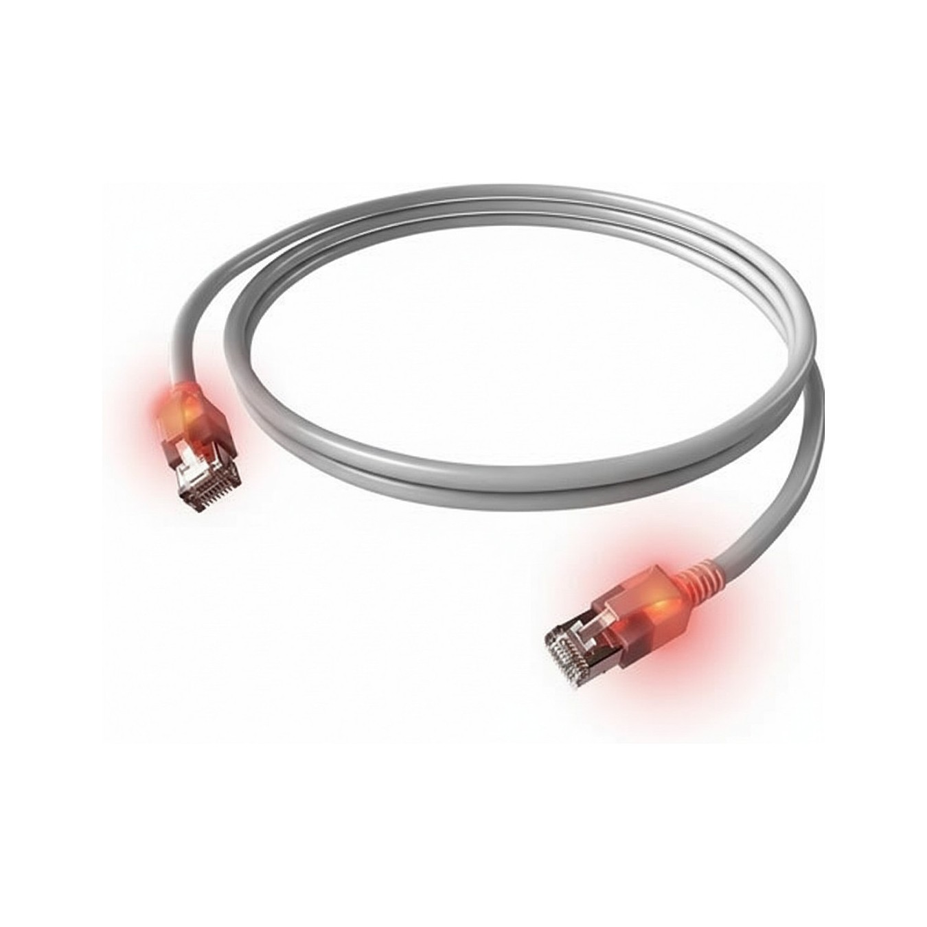 Buy EasyLan DualBoot LED Patchkabel RJ45 S FTP Cat.6 (Class E), mit saCon Stecker, LSOH, grau, 3 m in Cyprus, Nicosia, Limassol,