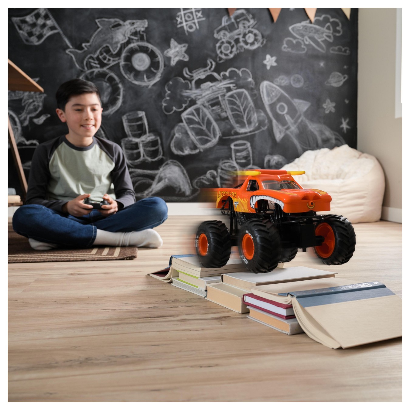 Buy Spinmaster Monster Jam - El Toro Loco (Mastab 1:15) in Cyprus, Nicosia, Limassol, Larnaka, Pafos