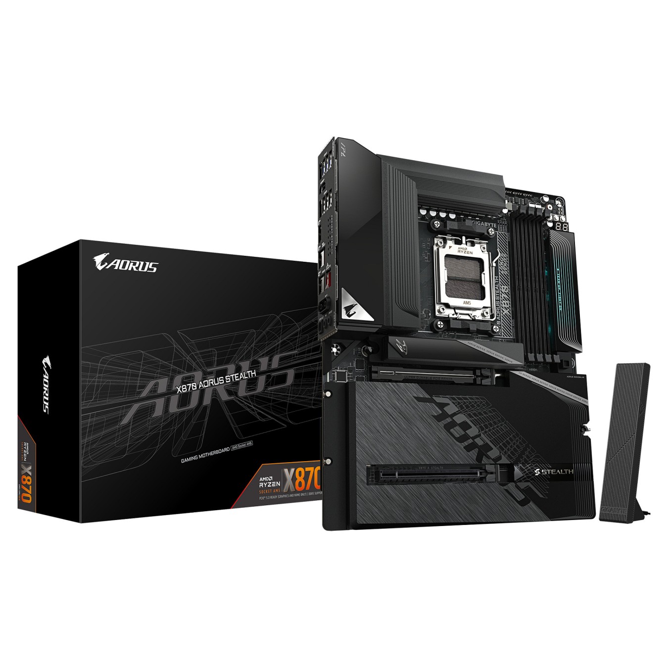 Buy Gigabyte X870 A STEALTH (AM5) (D) in Cyprus, Nicosia, Limassol, Larnaka, Pafos