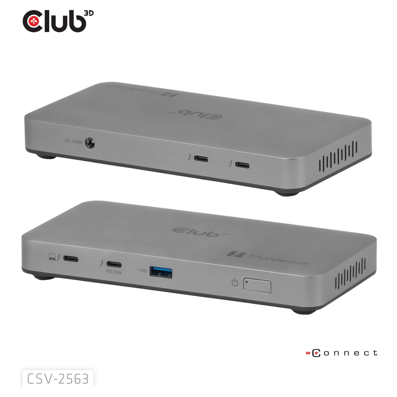 Buy Club 3D CSV-2563 5-1 ThunderboltTM 5 Hub 5K60Hz ThunderboltTM Share zertifiziert 180W in Cyprus, Nicosia, Limassol, Larnaka,