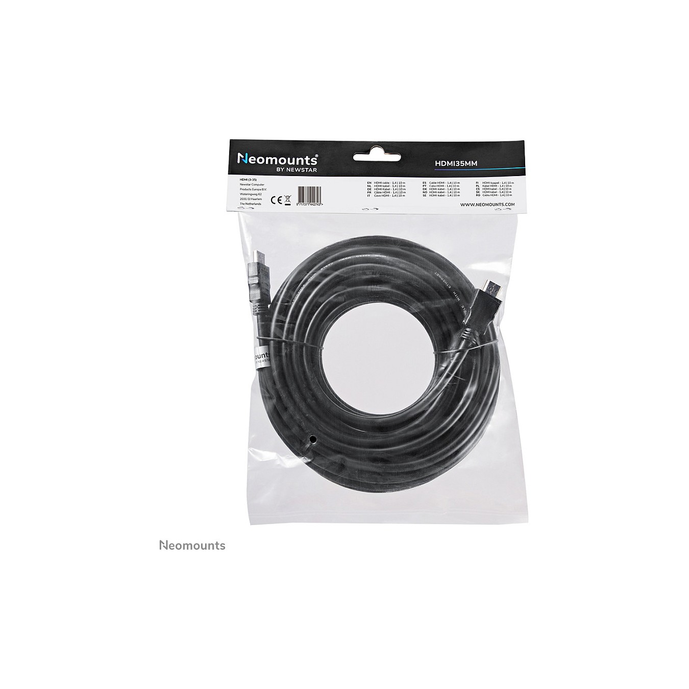Buy HDMI 14 Kabel, High speed, HDMI 19 Pins M M, 10 Meter KG HDMI35MM Neomounts in Cyprus, Nicosia, Limassol, Larnaka, Pafos