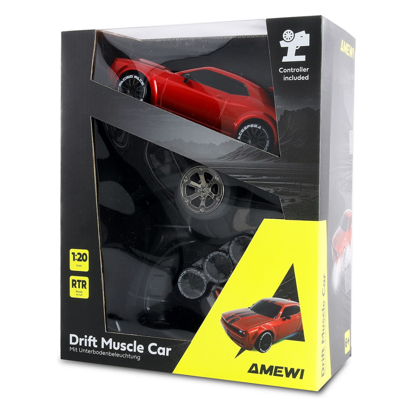 Buy Amewi RC Drift Muscle Car 4WD 1:20 RTR rot in Cyprus, Nicosia, Limassol, Larnaka, Pafos